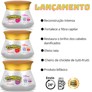 Kit Cronograma Capilar PowerLoo Mutari