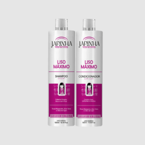 KIT LISO MÁXIMO JAPINHA SHAMPOO + CONDICIONADOR