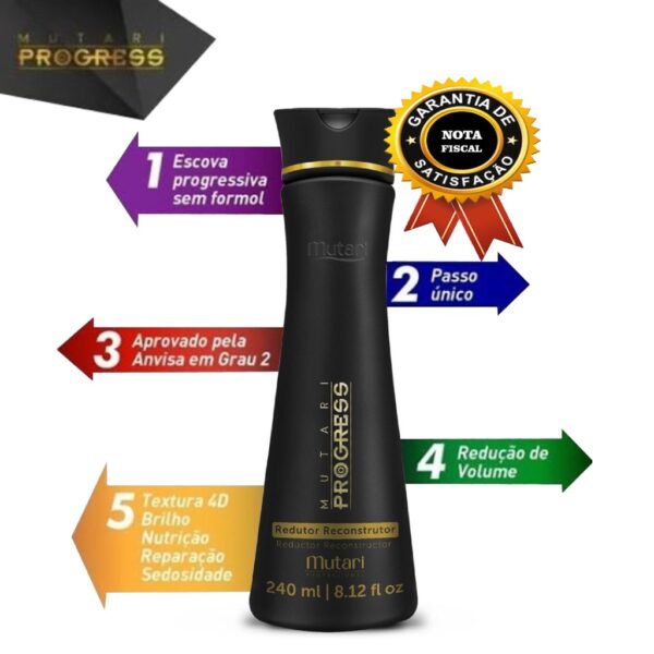 Progressiva Mutari Sem Formol  Profissional 240ml - Image 4