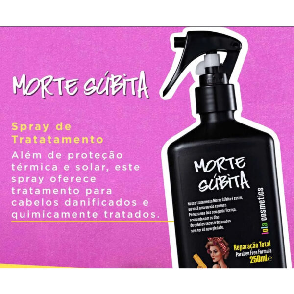 Morte subita spray reparação total protetor termica 250ml Lola Cosmetics - Image 2