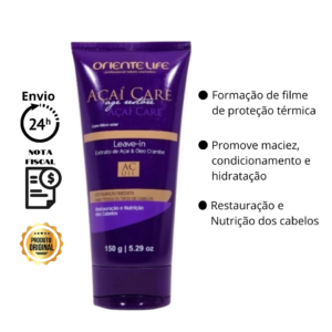 Leave-in Açaí Care Oriente Life 150 g