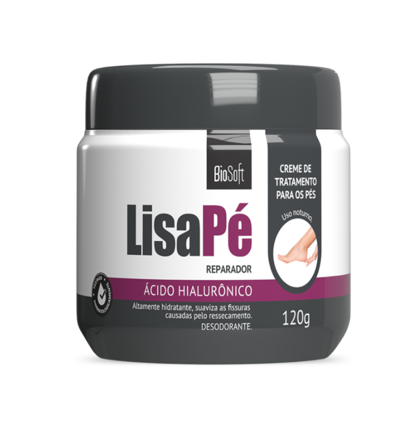 Creme Hidratante Lisa Pé Ácido Hialurônico 120g Biosoft - Image 4