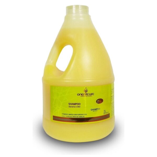 kit shampoo + condicionador banana e mel 2l oriente life - Image 3