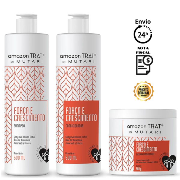 Kit Força E Crescimento Amazon Trat® Mutari - 500gr