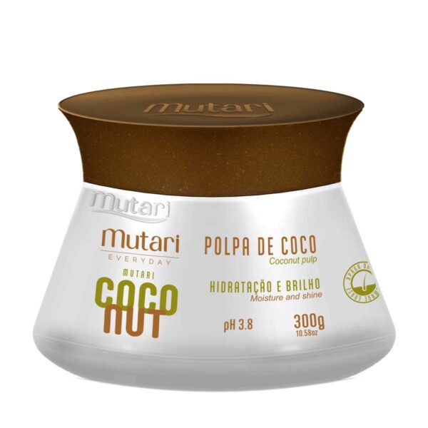 Máscara Polpa de Coco Mutari Coconut 300gr - Cabelos Ressecados - Image 2