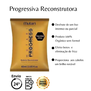 Progressiva Mutari Sem Formol Sachê 60gr - Super Liso.