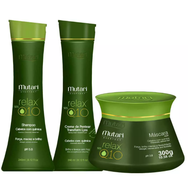 Kit Mutari Relax SOS Q10  Reconstrução