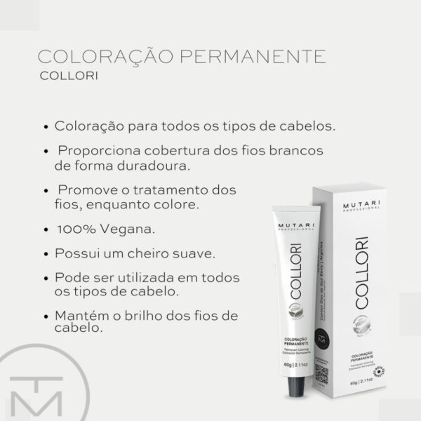 Coloração Tinta Vegana Mutari Up Collori Vegano 60g - Escolha sua cor - Image 2