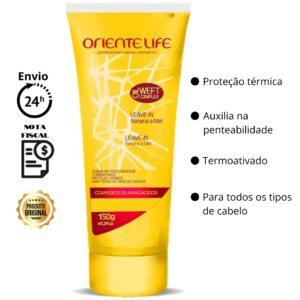 Leave-in Banana e Mel Oriente Life 150g