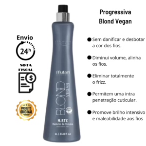 Progressiva Para Loiros Sem Formol  Mutari  1L