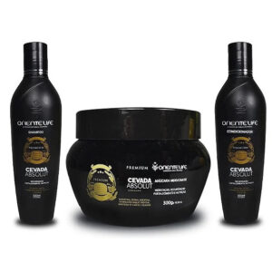 Kit Cevada Absolut Oriente Life , Shampoo, Condicionador e Máscara