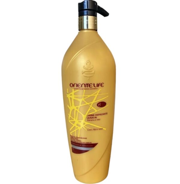 Defrizante leave-in banana e mel oriente life 1l